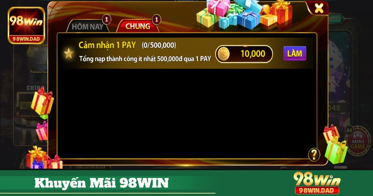 Hướng dẫn tham gia khuyến mãi chào mừng dành cho người mới tại 98WIN