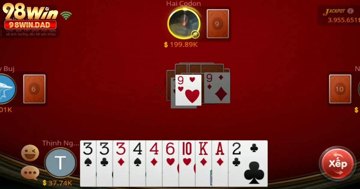 Các Thế Bài Tiến Lên 98win – Chiến Thuật Lật Ngược Tình Thế 4 Thời điểm bung bài combo và dừng lại